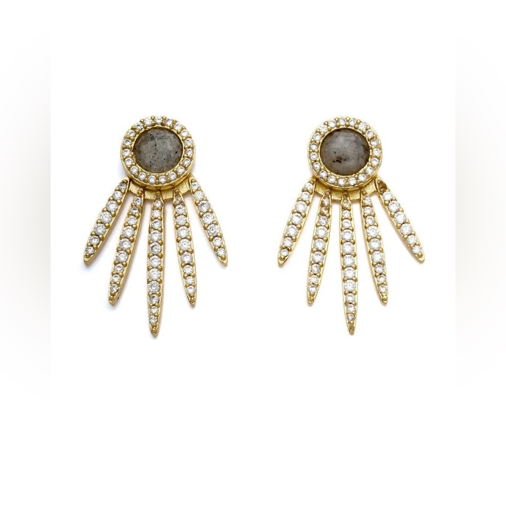Melanie Auld 5 Point Labradorite Earrings